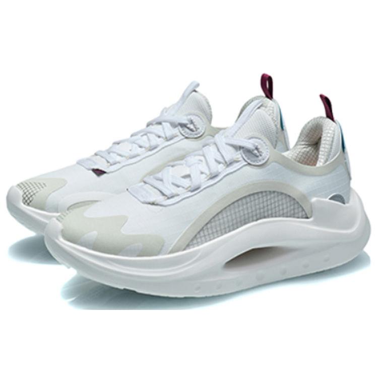 Li Ning Apocalypse Tianqi Культура Спорт Легкие и дышащие Низкие беговые кроссовки Женские Светло-серый Фиолетовый ARYR006-1