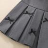 Плиссированная юбка для девочек - Однотонная юбка для школьной формы
