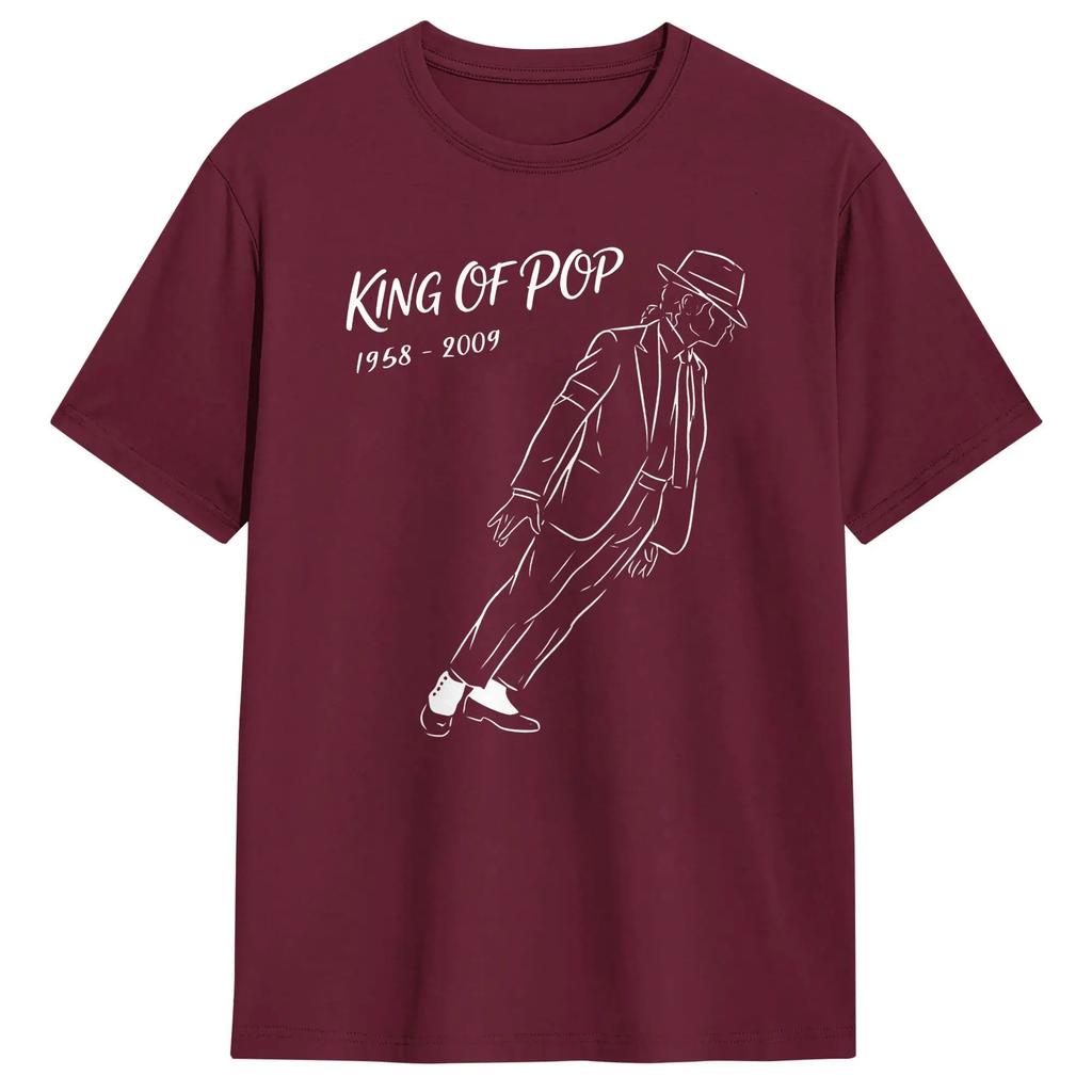 Unisexs Tshirts Michael Jackson Dancer Awesome Pure Cotton Tee Shirt Short Sleeve T Shirts Round Neck Clothing Printed