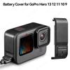 Портативная откидная крышка аккумулятора для GoPro Hero 13 12 11 10 9 Черная Съемная дверца крышки аккумулятора Боковой корпус с портом зарядки Type-C