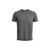 Solid Logo Crew Neck Casual Short Sleeve T-Shirt Men Tops Dark-Gray 1382648-025