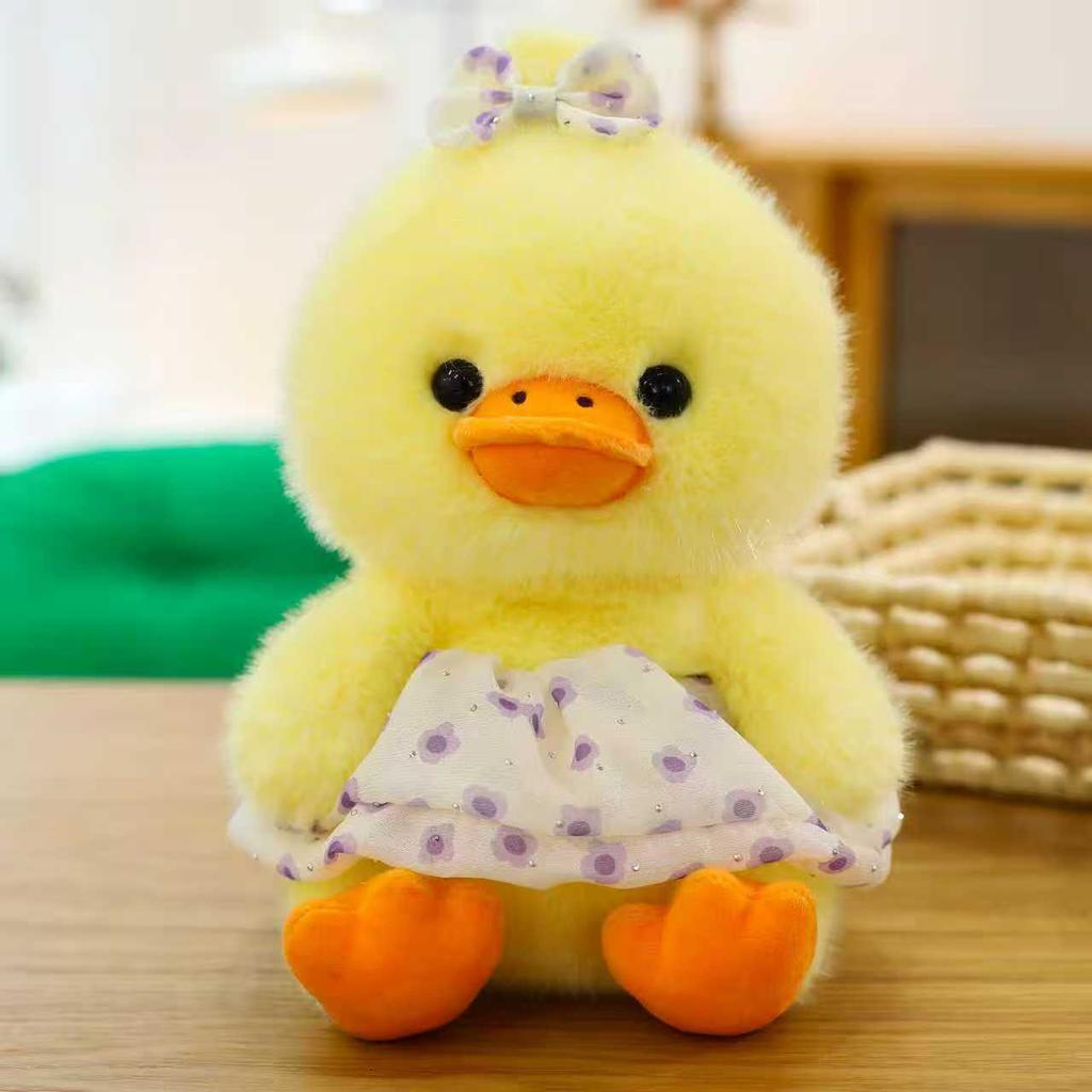 Flower Skirt Small Animal Plush Toy Children's Birthday Gift Wedding Throwing Rabbit Bear Eight Inch Doll