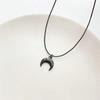 1pc Gothic Vintage Black Moon & Crescent-Shaped Alloy Pendant Choker Collar Necklace Jewelry Gift for Women Suitable for Daily Wear