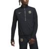 Nike FC Barcelona half zipped top 'Black' Men's CJ6624-010