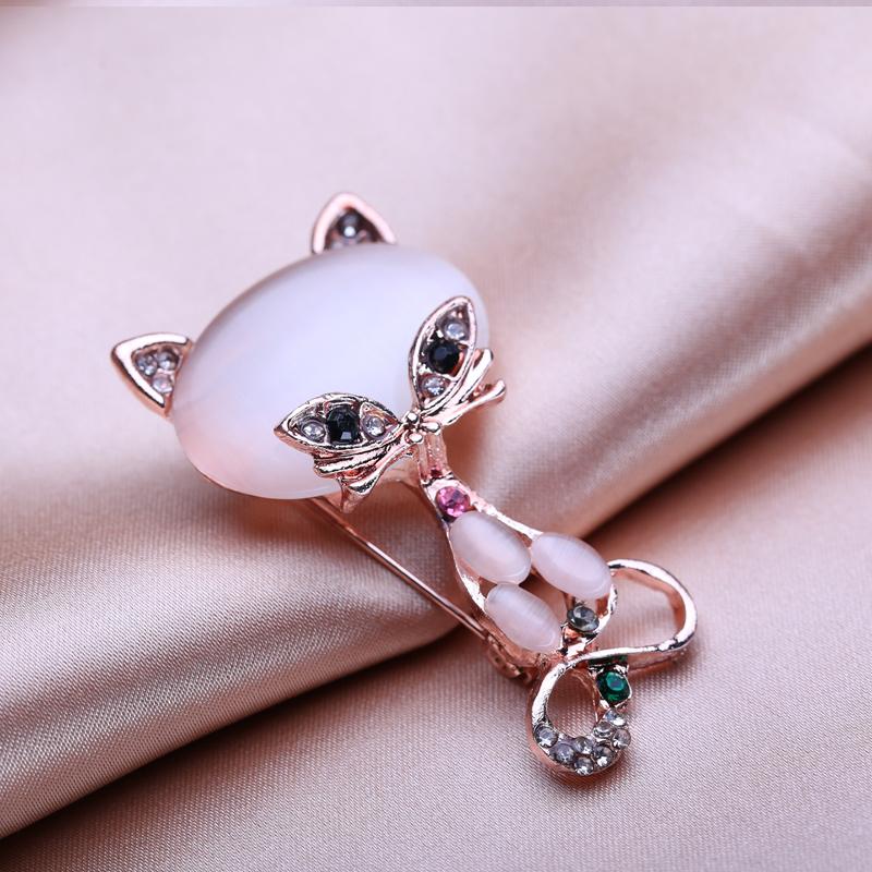 KNIKOO Женская брошь с котом, масляная булавка, модная дикая брошь