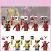 Heroes Series Wolverine And Deadpool Building Block Action Figures Set