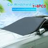 1~8PCS Magnetic Car Front Windscreen Cover Automobile Sunshade Cover Car Windshield Snow Sun Shade Waterproof Car Cover