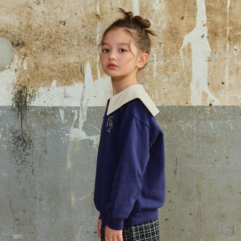 Свитшот Olivean Sailor с простым логотипом, темно-синий