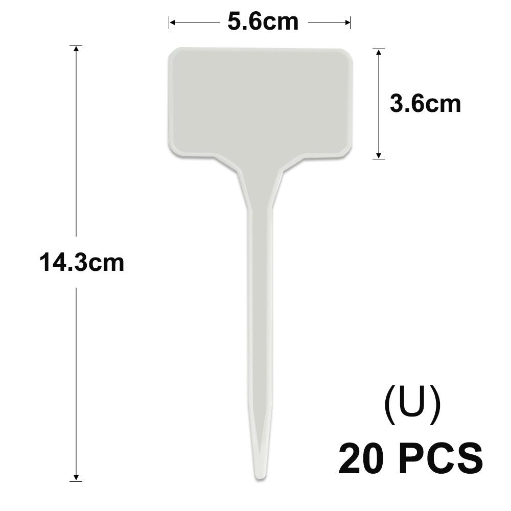 Высокие белые бирки для садовых растений в горшках, водонепроницаемые, устойчивые к ультрафиолетовому излучению, этикетки для теплиц, цветов, овощей, трав, маркеры для вывесок