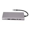 Тип C Hub 11 в 1 HD VGA 4K с поддержкой 5 Гбит/с 87 Вт PD Charge 100 Мбит/с RJ45 USB 3.0 док-станция для