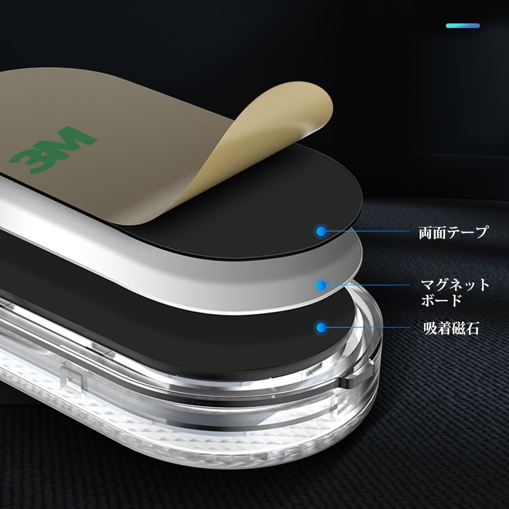 Комнатный светильник UrbanPulse, Внутренний свет, Светодиодный автомобильный сенсорный светильник, 2 штуки, Автомобильный свет, USB