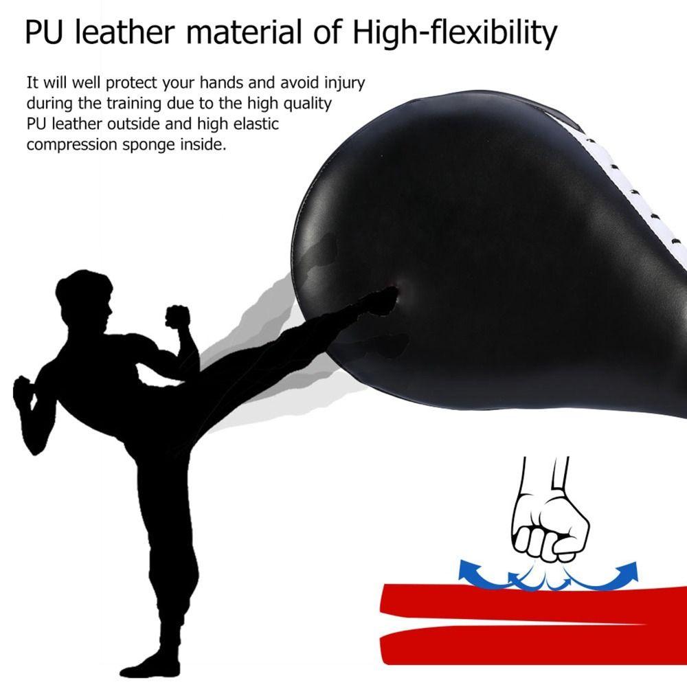 Double Taekwondo Kick Pads Durable Kick Striking Pad Kickboxing Pad Boxing Martial Arts Training