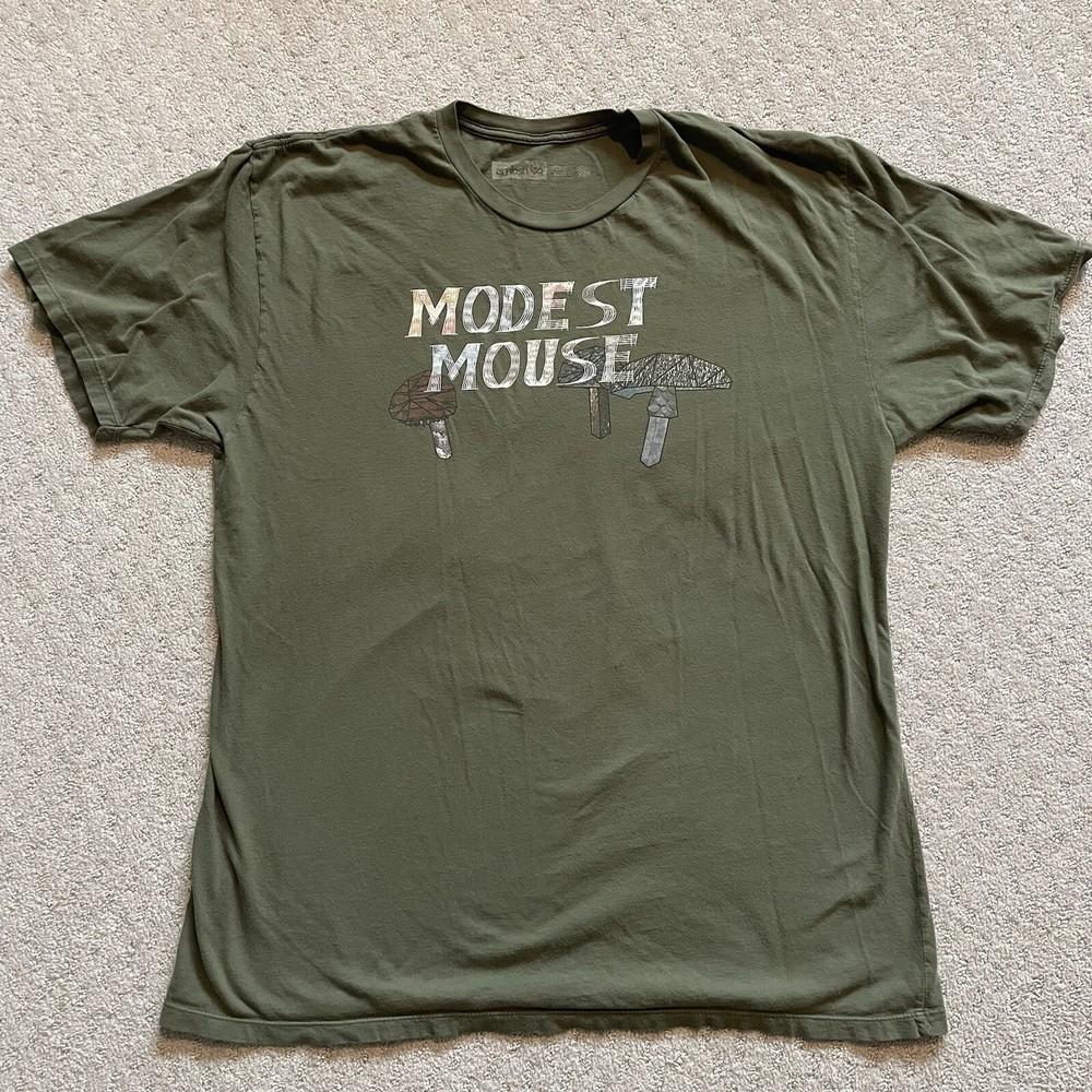 Футболки Gildan Modest Mouse Военный цвет Хлопок Унисекс S-5XL LO235 Унисекс Футболка