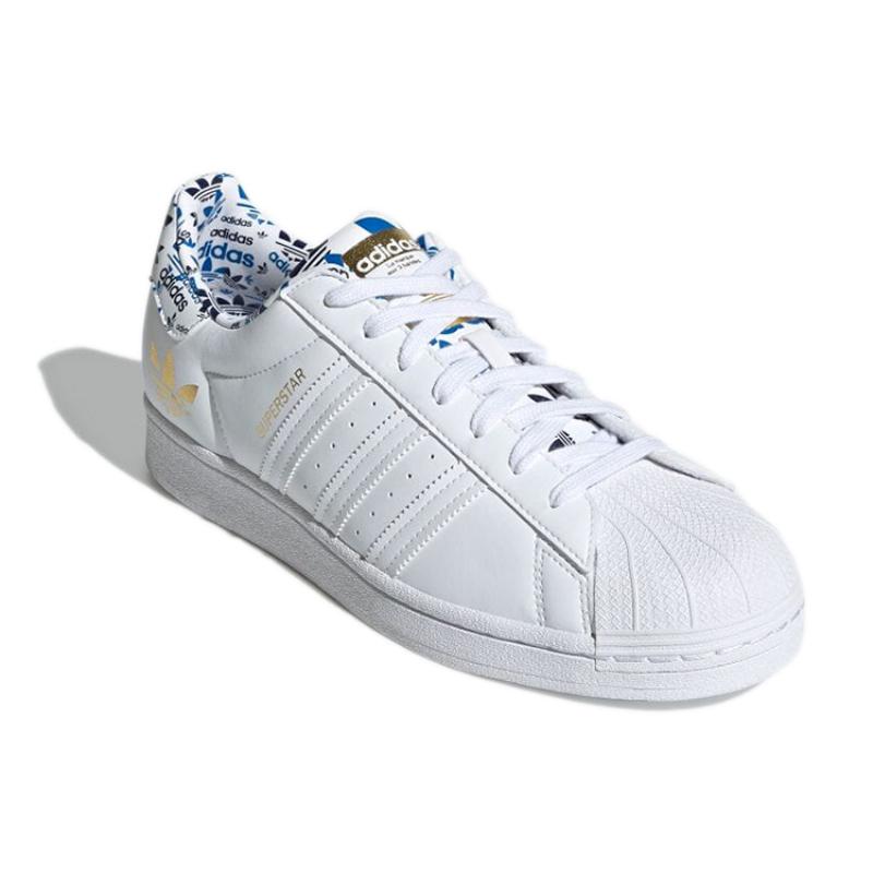 Adidas Superstar 'White Gold Metallic' Sneakers H00186