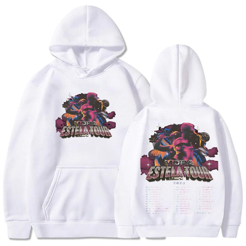 Толстовка Mora Estela с графическим принтом, флис, удобная толстовка, поп-готика, гранж, одежда, повседневные свитера Ropa Hombre