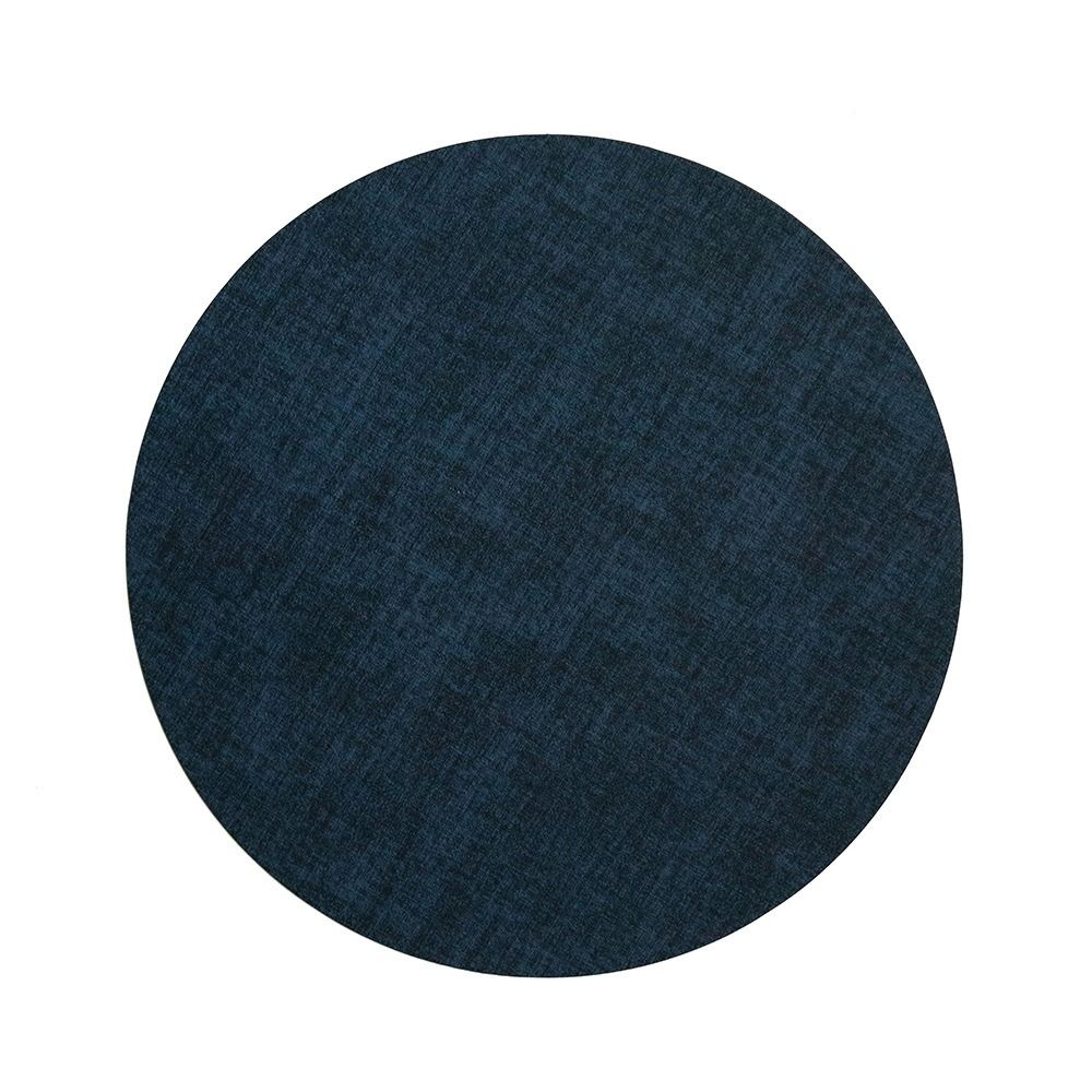Oil-proof PVC Table Mat 33cm Large Round Placemat Non-Slip Washable Cup Mat Hotel