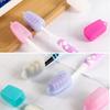 5Pcs/Lot Portable Toothbrush Head Cover Case Dirt-proof Silicone Protection For Travel Hiking Camping Brush Cap Case Support