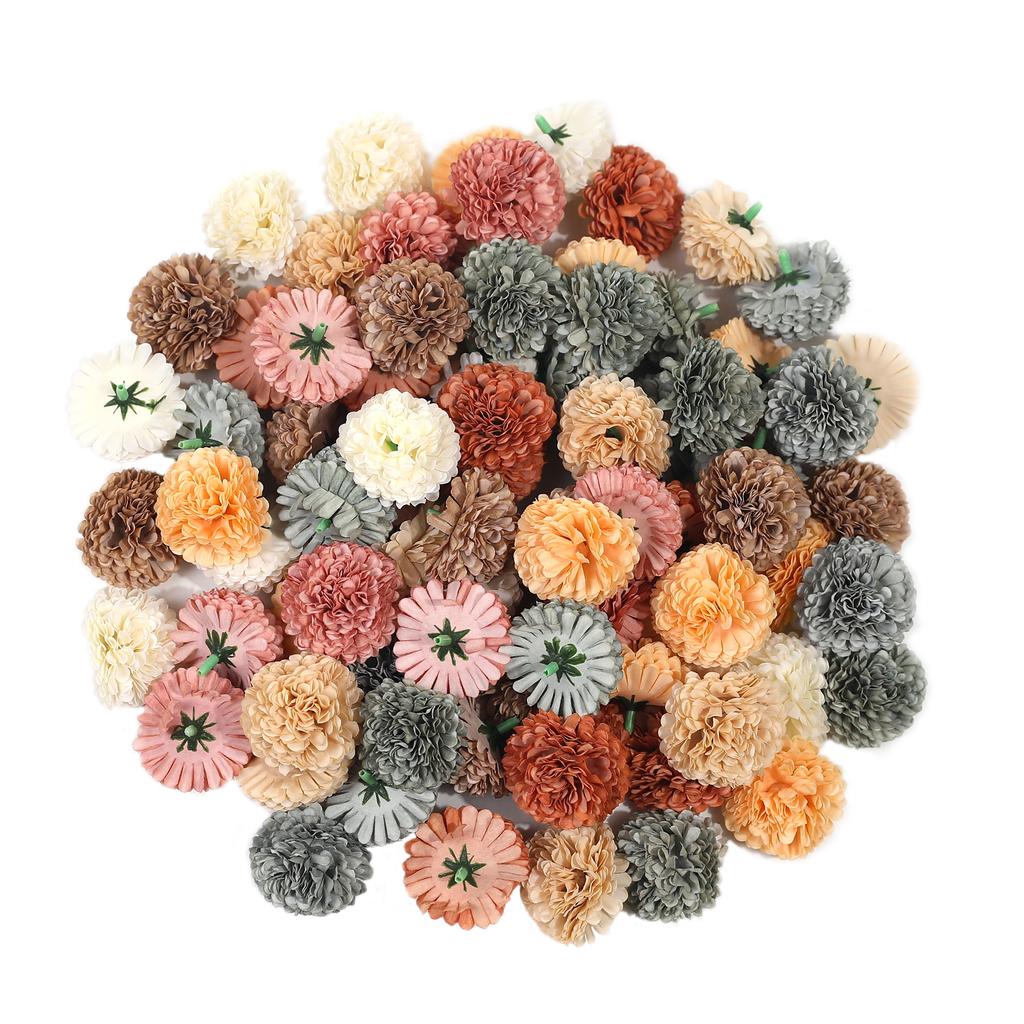 5/10/20Pcs 4cm Hydrangea Artificial Flowers Head For Wedding Party Home Room Decoration Christmas Gift Accessories Silk Flowers
