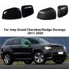 1 пара для Jeep Grand Cherokee/Dodge Durango 2011-2020 Накладка на зеркало заднего вида автомобиля, корпус бокового зеркала двери, левый/правый
