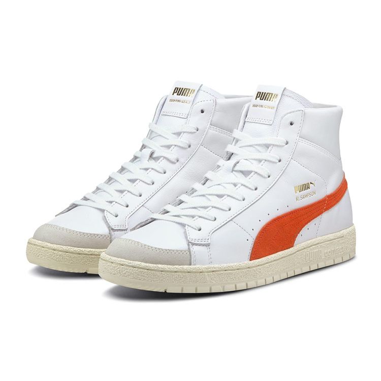Puma Кроссовки Ralph Sampson 70 Mid OG White Tigerlily Unisex 374960-01