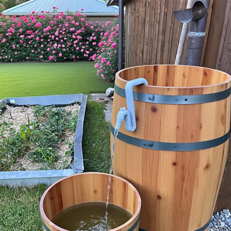 Self Priming Siphon Hose No-Drill Overflow Pipe Effortless Auto Drain & Fill Rainwater Transfer & Overflow Pipe Solution