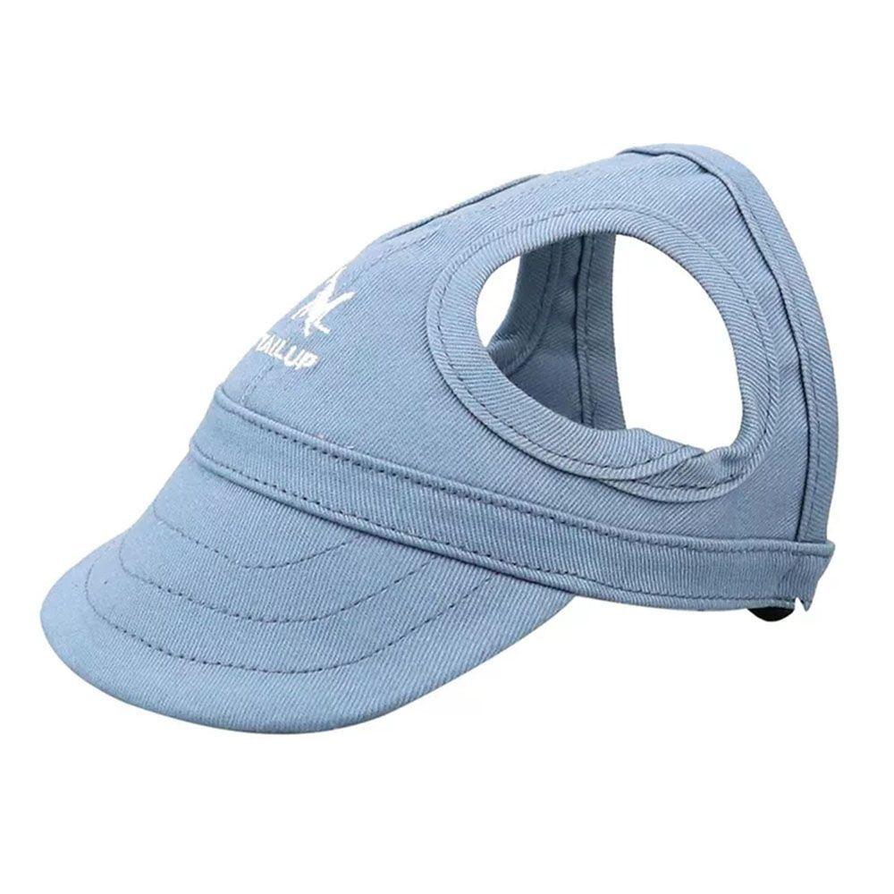 Fashion Pet Baseball Hat Outdoor Cat Dog Adjustable Peaked Cap Visor Hat Summer Pet Travel Sports Sun Cap With Ear Holes