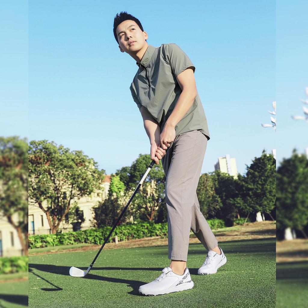 2025 popular men's and women's outdoor golf shoes rotating buckle casual shoes lightweight breathable travel shoes