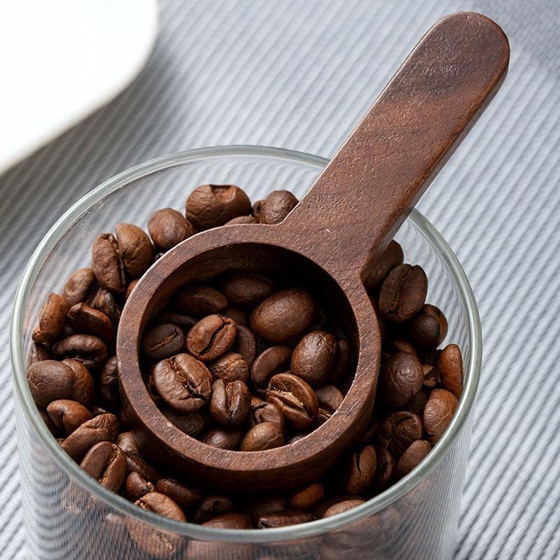 Wooden Measuring Spoon Coffee Beans Spoons Kitchen Dosing Spoon Tea Coffee Sugar Spice Measure Spoons Home Cooking Measure Tools