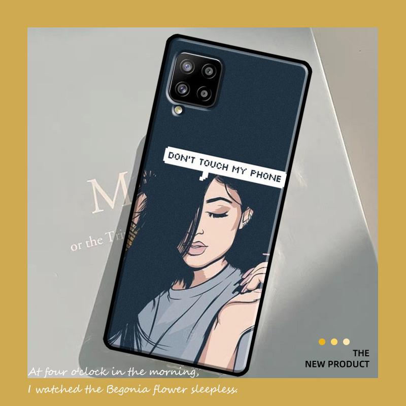 Чехол Don't Touch My Phone для Samsung Galaxy A54 A34 A52 A32 A22 A12 A13 A14 A23 A33 A53 A73 A51 A71