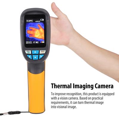 HT-02D Ручная ИК-тепловизионная камера Цветной дисплей 1024p 32x32 Разрешение Тепловизор