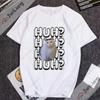 Huh Cat Meme Unisex's T-shirts Hip Hop Streetwear Cute Cats Humor Y2k Unisexga Unisex's T-shirt Short Sleeve Tee Funny Gifts Clothing