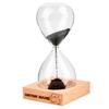 1pc Lovely Mouse Custom Name Magnetic Hourglass Ornament Timer Glass Funnel Sand Timer for Home Decoration Ornament Gift