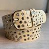 Heavy-Duty Design Punk Studded Belt Personalized Retro-style Decorative Belt  Concert