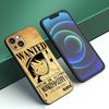 Anime One Piece Luffy Phone Case For Apple iPhone 12 13 Mini 11 14 15 Pro Max 7 8 Plus X XR XS SE 2020 2022 Black Silicone Case