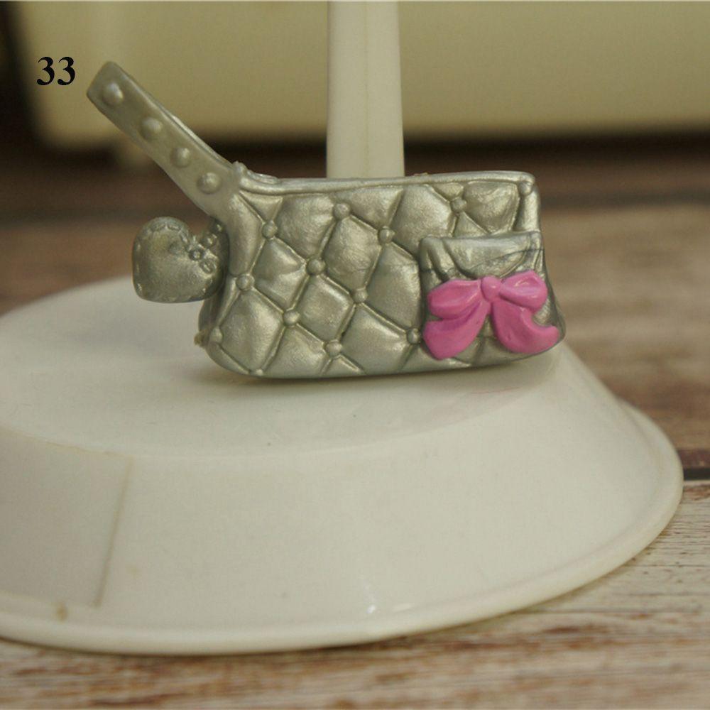 Аксессуары для кукольного домика Сделай сам Детские игрушки Куклы Сумка Кошелек Женская Пластиковая сумка Аксессуары для кукол 1/6