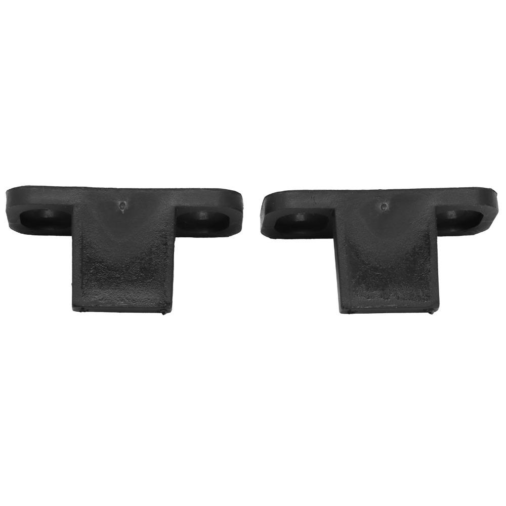 2pcs Black Sliding Door Bottom Guide POM Floor Mounted Guide Barn Door Floor Guide Pocket Doors