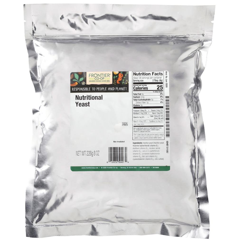 Frontier Co-op Пищевые дрожжи, 8 унций (226 г)