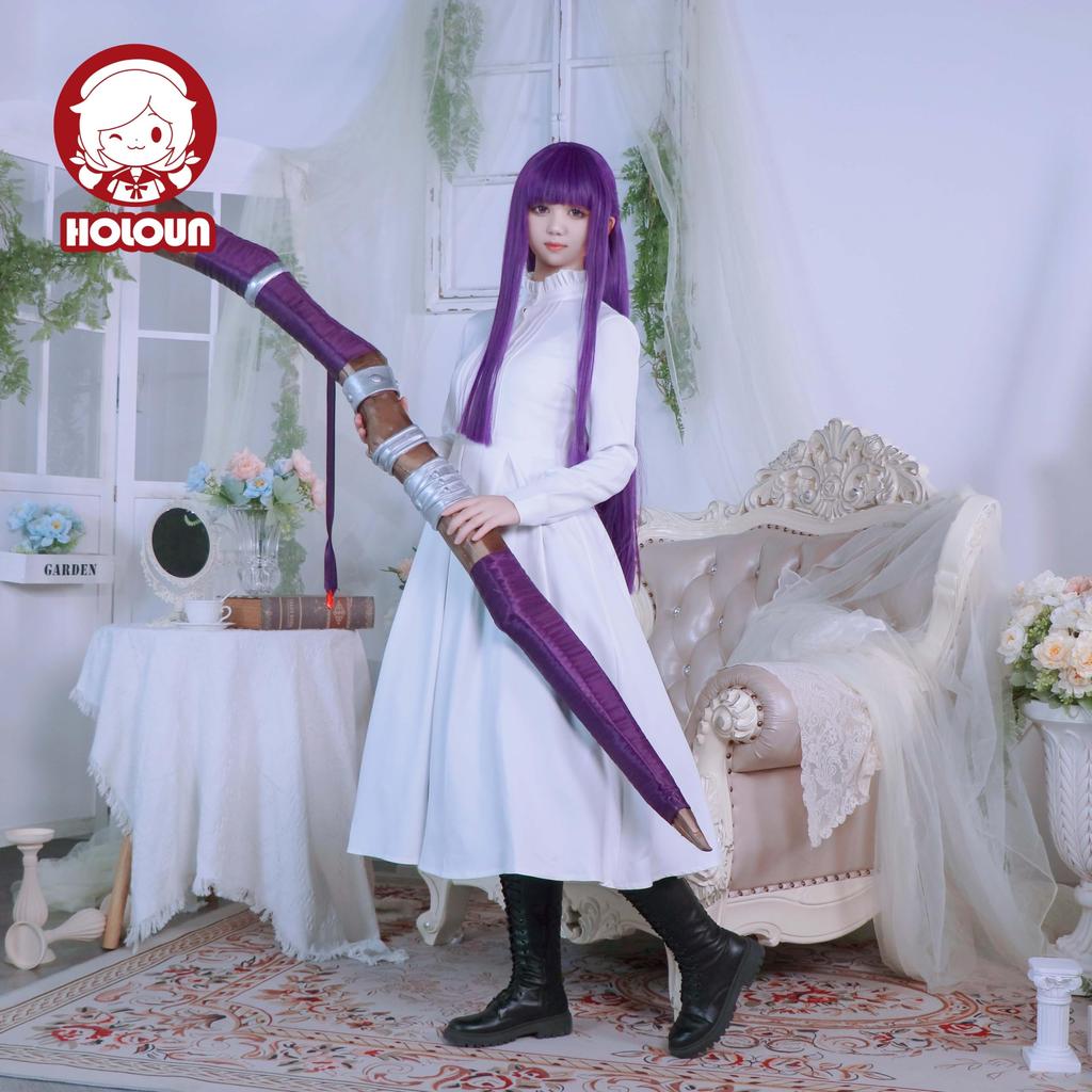 HOLOUN Фрирен Ферн Косплей Аниме Хэллоуин Праздник Размер Маленький Костюм, Костюм, Подарок,