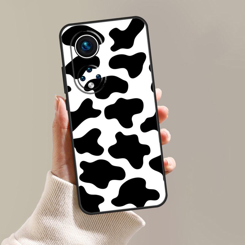 Белый Черный Чехол с Принтом Коровы Для Honor X8 X8a X9 X9a X7a X7 X6a 8X 9X Magic 5 Lite Pro Honor 70 50 90 Lite Чехол
