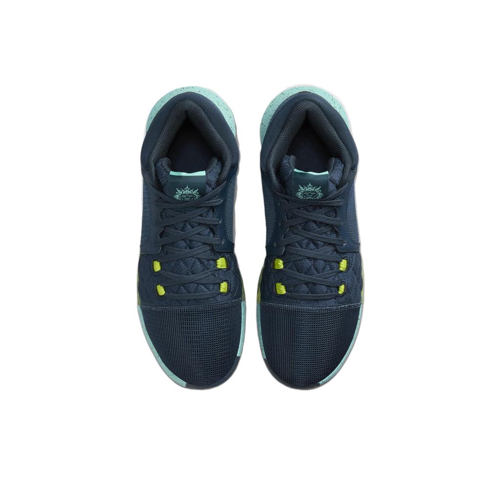Nike LeBron Witness 8 Comfortable Lightweight Slip-Resistant Durable Mid-Top Basketball Shoes Unisex sneakers Blue FB2237-402