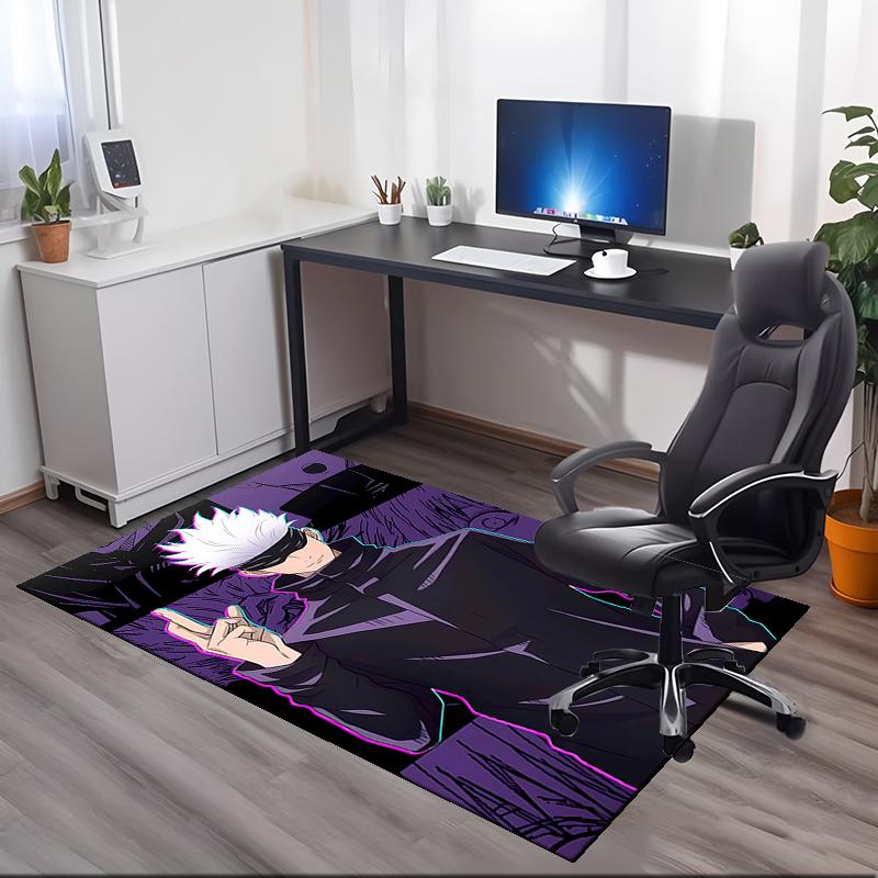 Jujutsu Kaisen Printed Carpet, for Office Chair Living Room Bedroom Kitchen Room Decor Gifts.