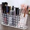 1Pc Acrylic Makeup Brush Holder Desk Cosmetic Organiser Clear Lipstick Brush Storage Lipstick Brush Storage Holder