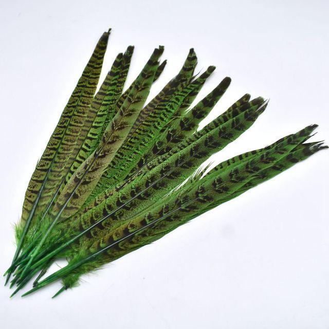 5 шт./Лот Натуральные перья хвоста фазана для рукоделия 10-12 дюймов Цветные перья для изготовления украшений DIY Украшения для вечеринок Плюмаж