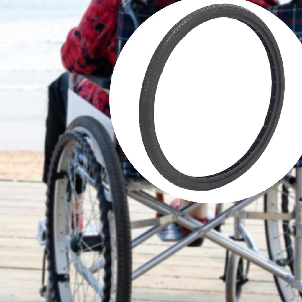 Заднее колесо инвалидной коляски, цельная шина, простая установка, запасные части премиум-класса, замена