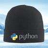 Логотип Змеи Код Программирования на Python Мужская Женская Унисекс Вязаная Шапка Бини Шапка-колпак Зимняя Теплая Рождественская Для улицы Велосипед