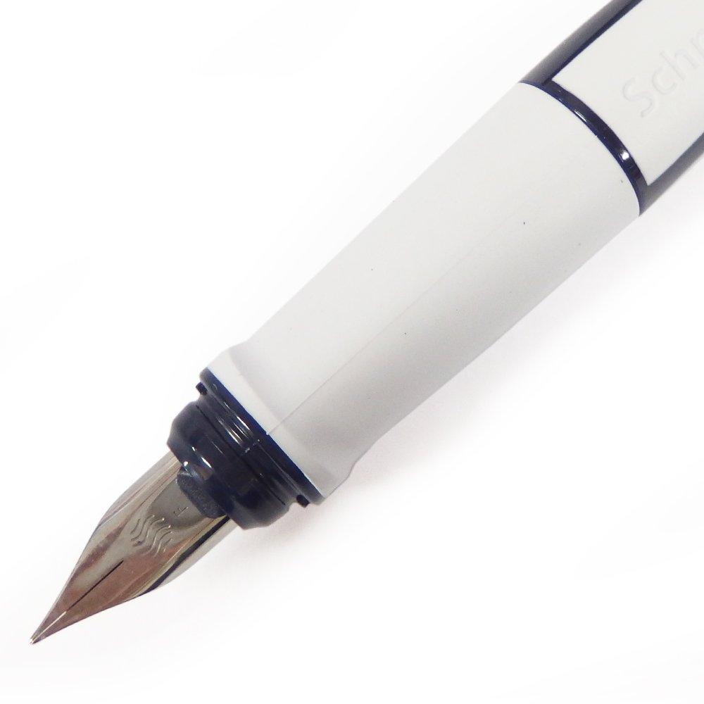 Schneider Серия Ray Перьевая ручка Чернила Включает 1 корпус с чернилами RYFP168123F Ручка, Размер F/Тонкий, Цвет Черный, Картридж, Цвет Синий/Светло-серый,