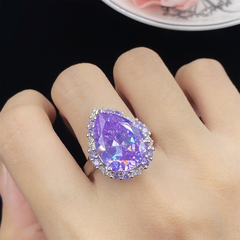 Sace Gems Классические кольца из медного сплава с цирконием, серьги, кулон, ожерелье, комплекты ювелирных изделий, подарки для свадебной вечеринки