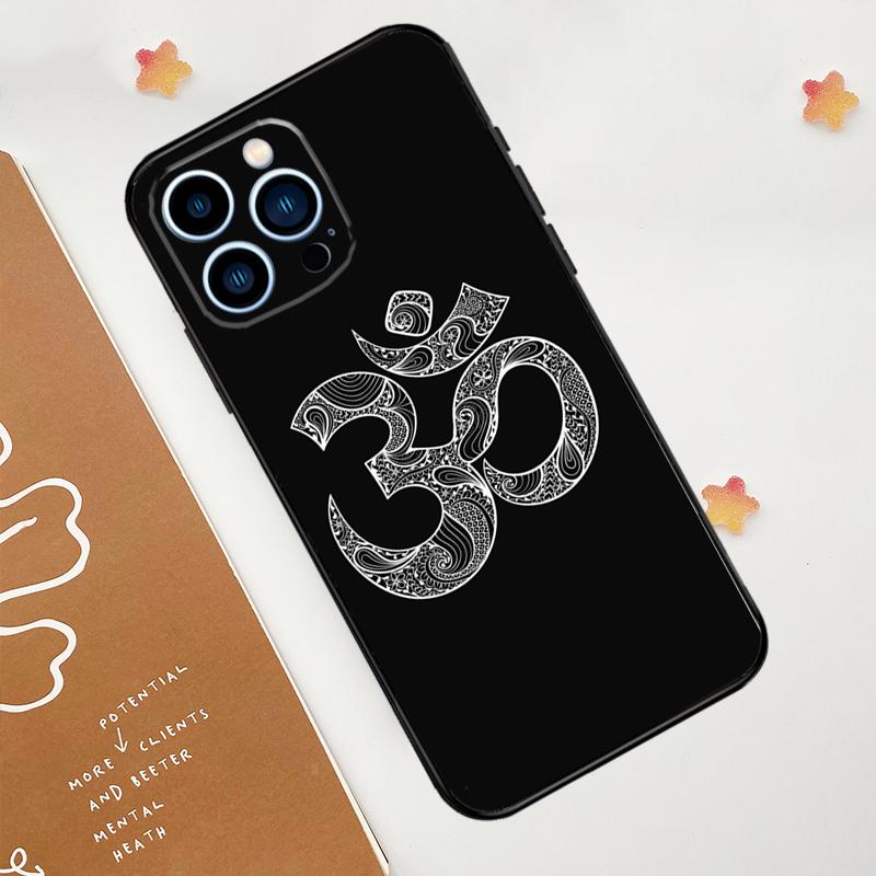 Буддизм Будда Ом Хамса Дзен Чехол для телефона Для iPhone 17 Pro Max 14 13 12 11 15 16 Pro Max mini 15 Plus 16e 17 Air Funda