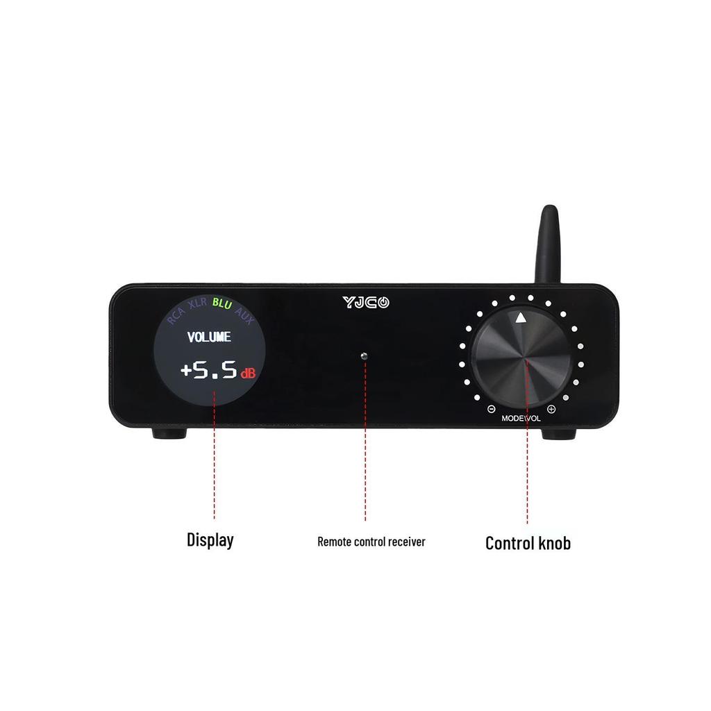 D325Q HiFi Bluetooth Цифровой Аудио Усилитель с Пультом Дистанционного Управления