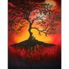 5D Diy Diamond Painting Round Four Seasons Tree Landscape Painting Moon Embroidery Mosaic Home Decoration Gift